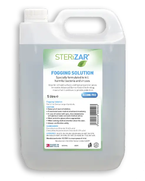 Hard Surface Fogging Solution - 5 Litre container
