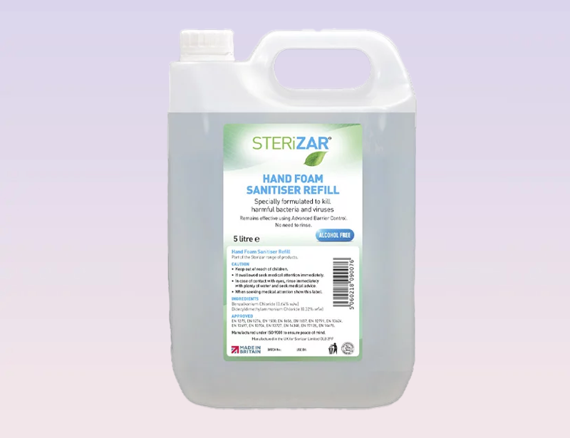 sterizar hand foamer 5 Litre Sterizar Anti Bacterial Hand Foam - 5 Litre